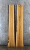 Thumbnail for 2- Hickory Live Edge Book Match Table/Bench/Shelf Slabs 39142-39143