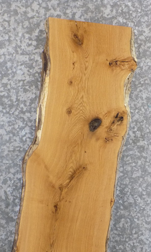 Natural Edge White Oak Sofa Table Top Wood Slab CLOSEOUT 39144