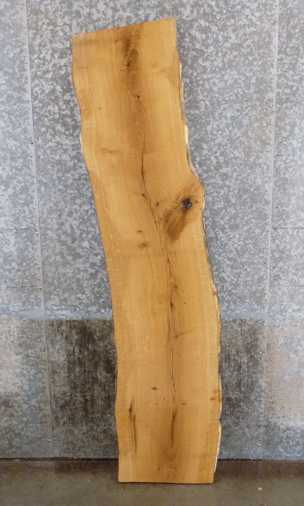 Natural Edge White Oak Sofa Table Top Wood Slab CLOSEOUT 39144