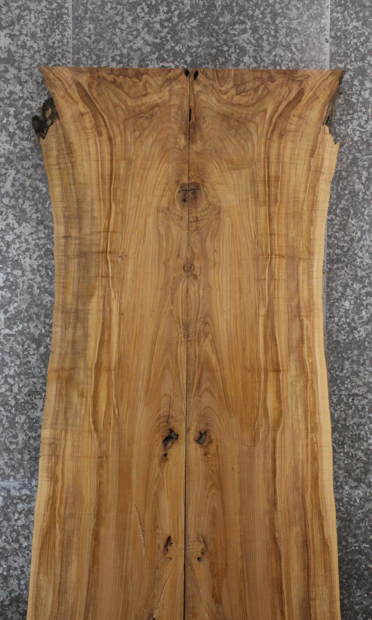 2- Ash Live Edge Bookmatch Dining Table Top Slabs 39149,39152