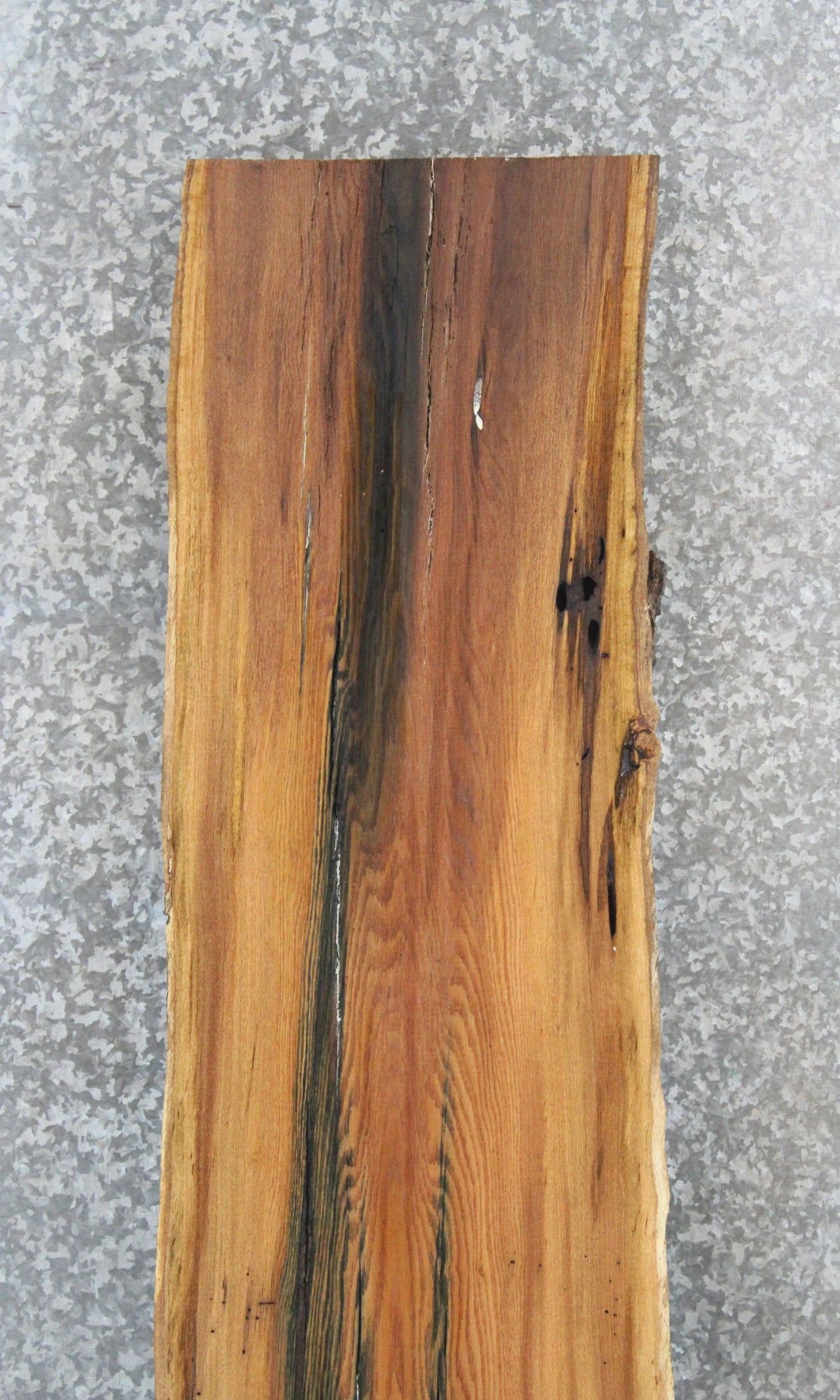 Live Edge Red Oak Counter Top Slab, Bar Top Slab 39157