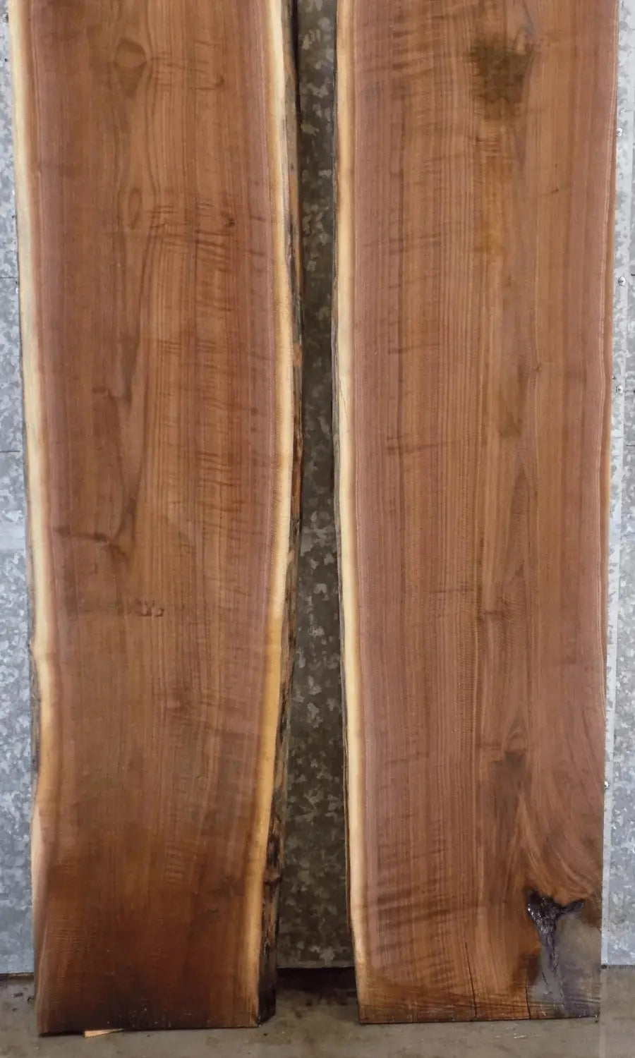 2- Live Edge Black Walnut Kitchen/Dining Table/Desk Top Slabs 39168-39169