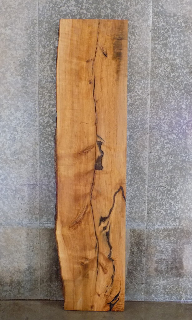 Rustic Partial Live Edge Maple Bar Top Slab 39190
