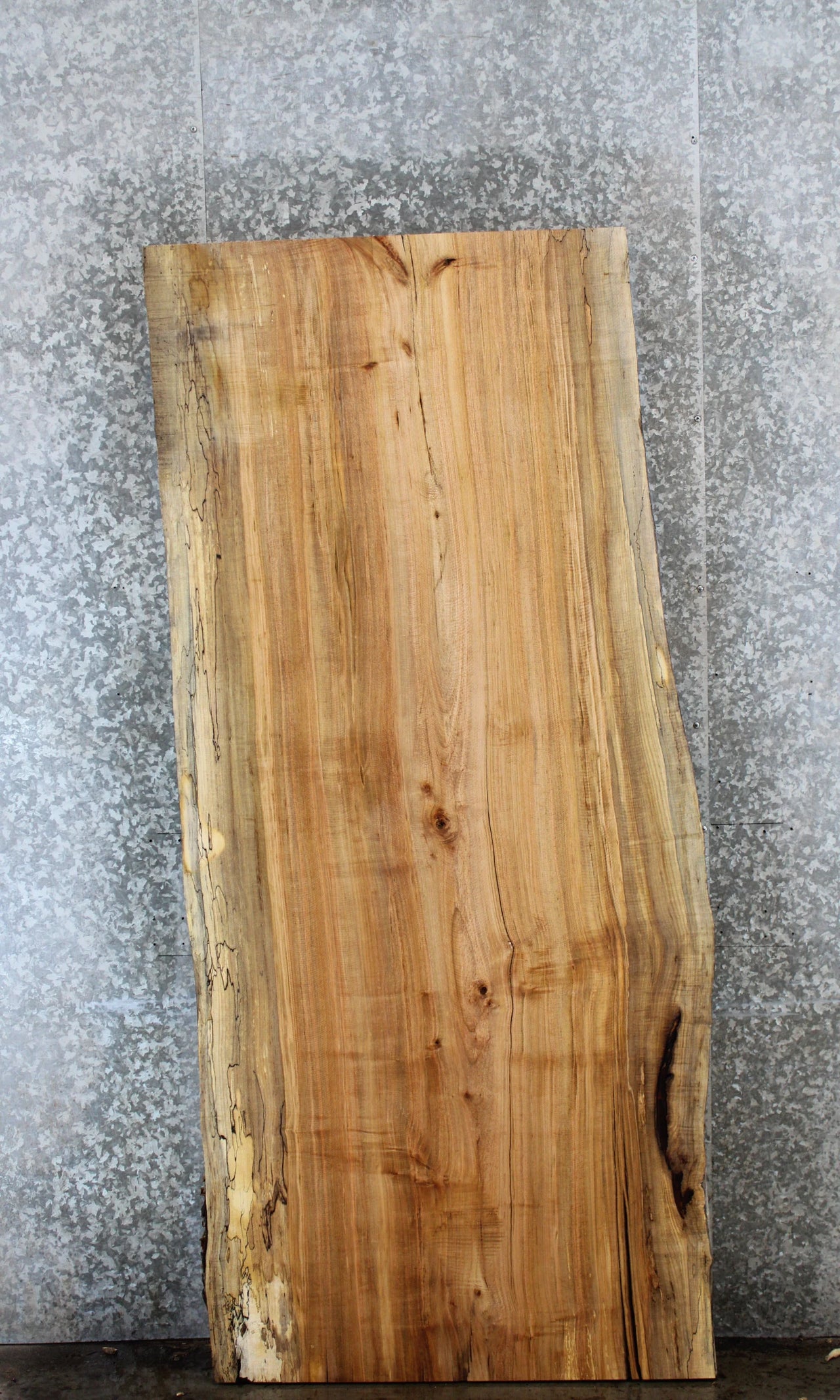 Natural Edge Maple Dining Table Top Slab, Huge Bar Top Slab 39197
