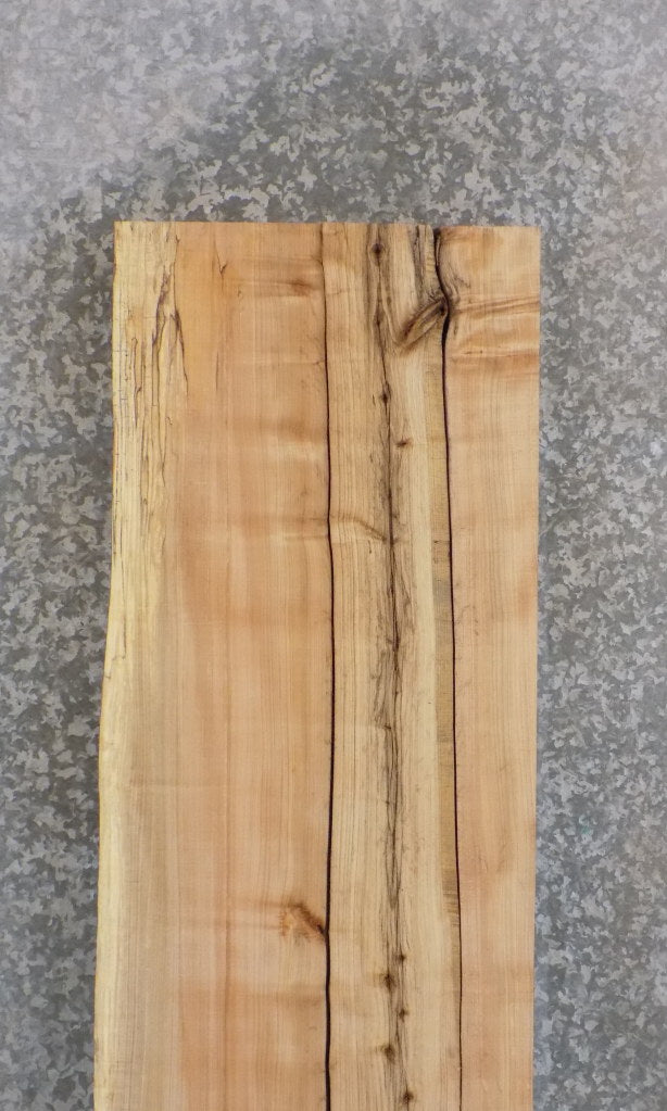 3- Partial Live Edge Maple Split Board Table Top Slab CLOSEOUT 39224-39226