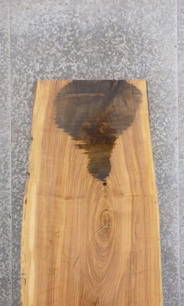 Natural Edge Rustic Ash Bar/Desk/Table Top Wood Slab 39229
