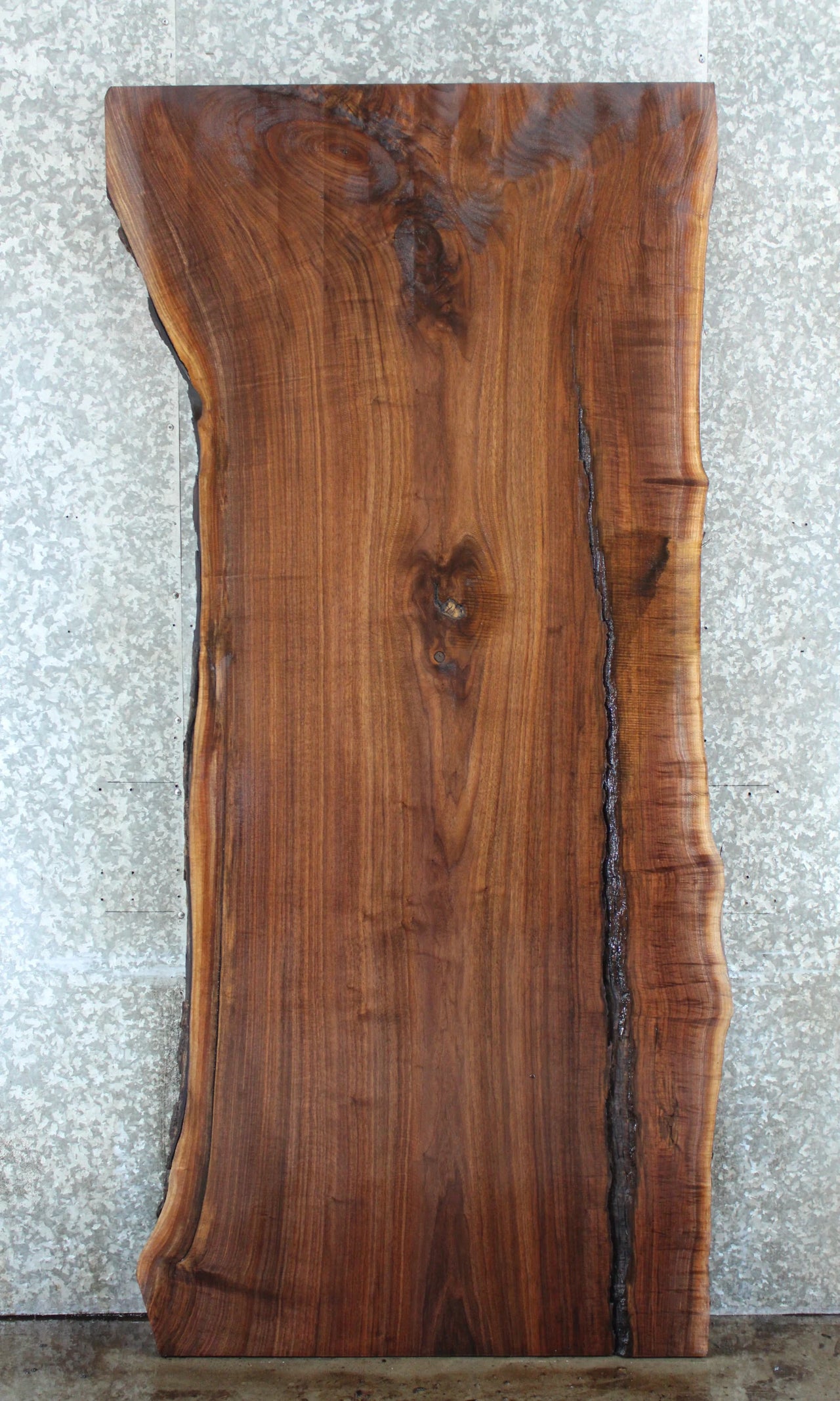 Live Edge Black Walnut Kitchen/Dining Table Top 39232