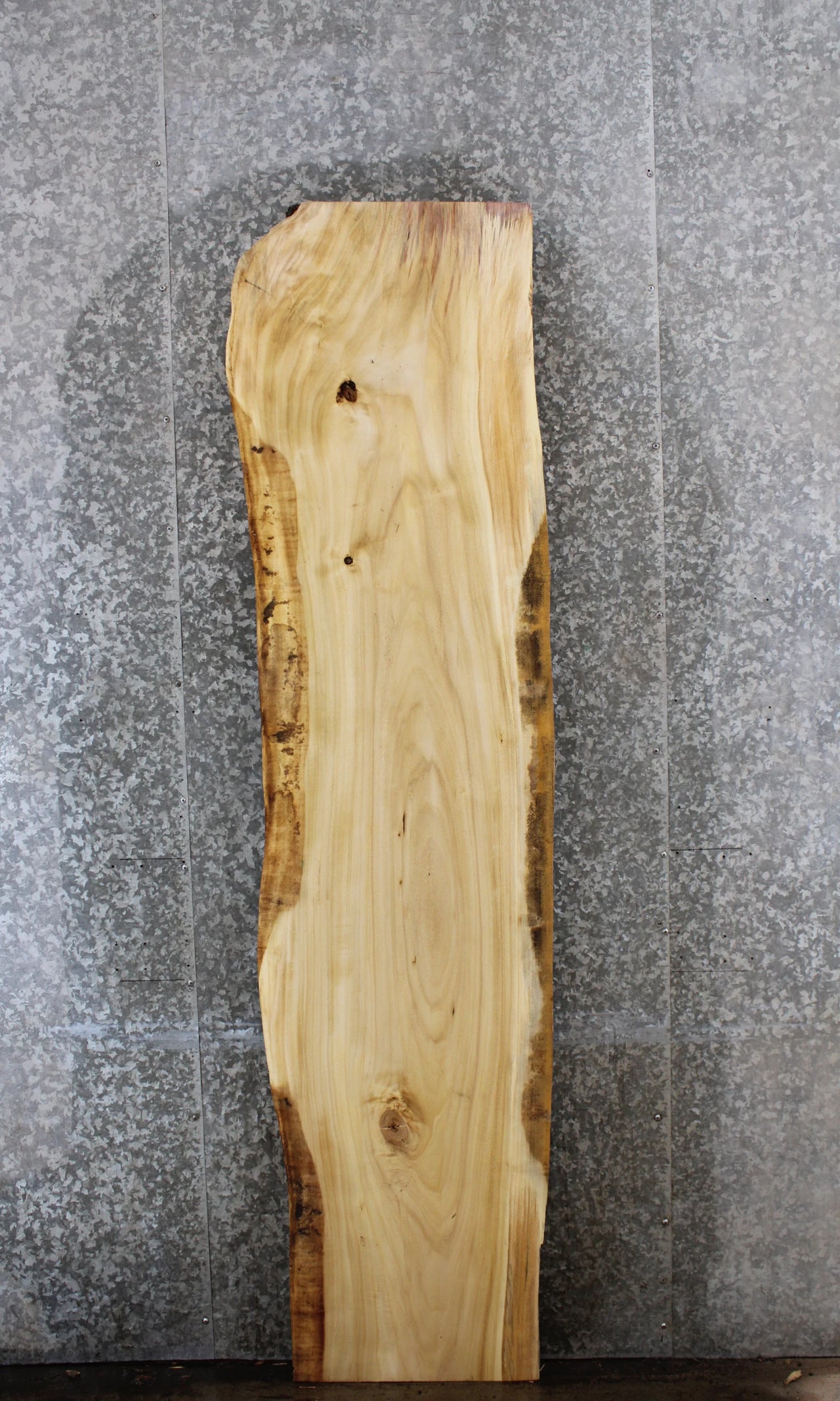 Salvaged Live Edge Maple Bar Top Slab, Solid Wood Countertop 39243