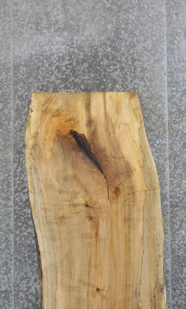Spalted Maple Live Edge Bar/Table Top Wood Slab CLOSEOUT 39256