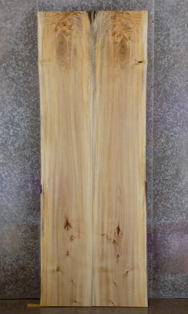 2- Cottonwood Live Edge Dining Table Top Set, Office Desk Slabs 39262-39263