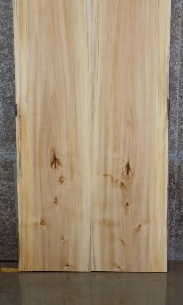 2- Cottonwood Live Edge Dining Table Top Set, Office Desk Slabs 39262-39263