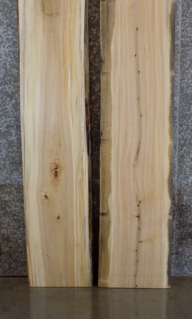 2- Cottonwood Live Edge Dining Table Top Set, Office Desk Slabs 39262-39263