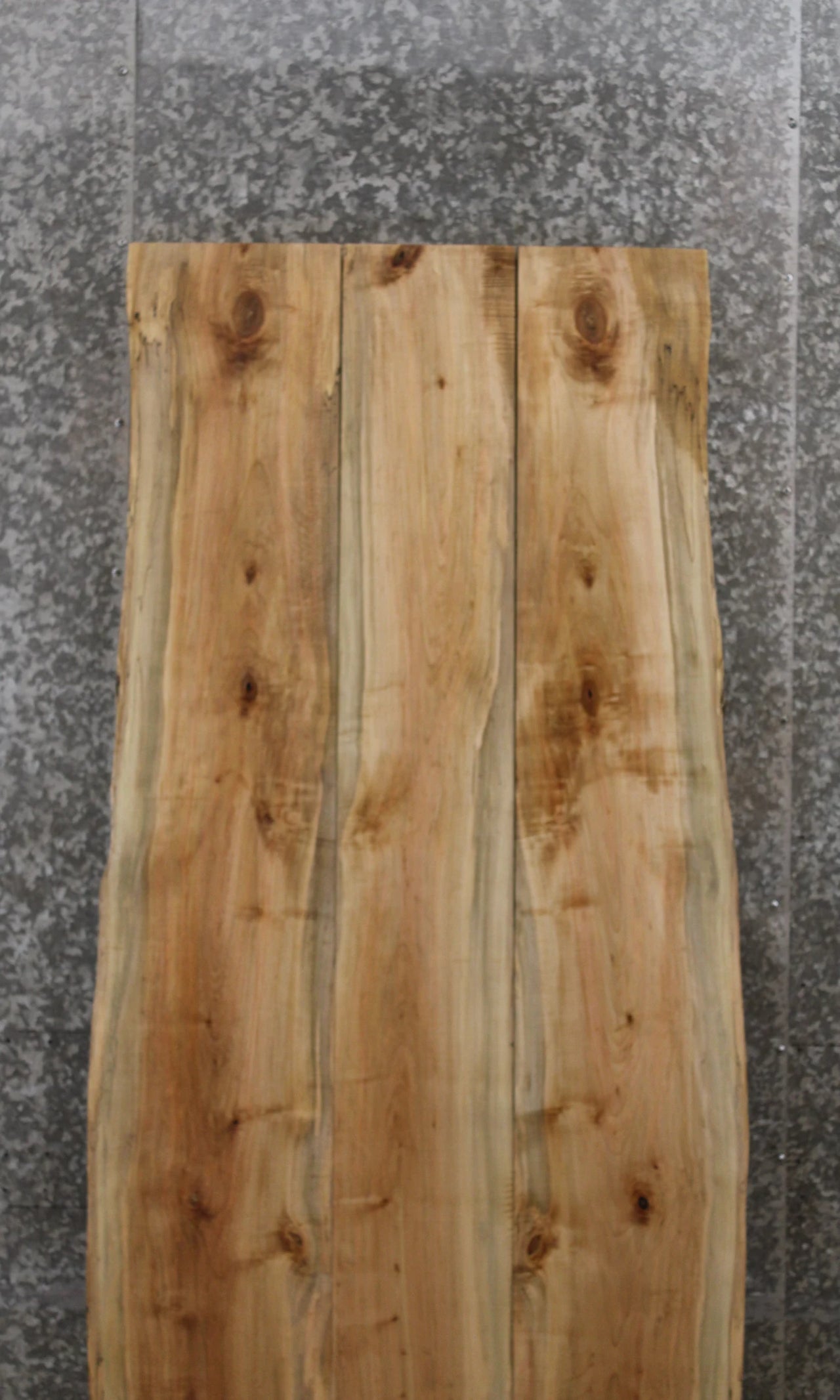 3- Maple Bookmatched Live Edge Table Top Set 39297-39299