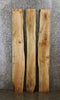 Thumbnail for 3- Maple Bookmatched Live Edge Wood Slab Table Top Set 39297-39299