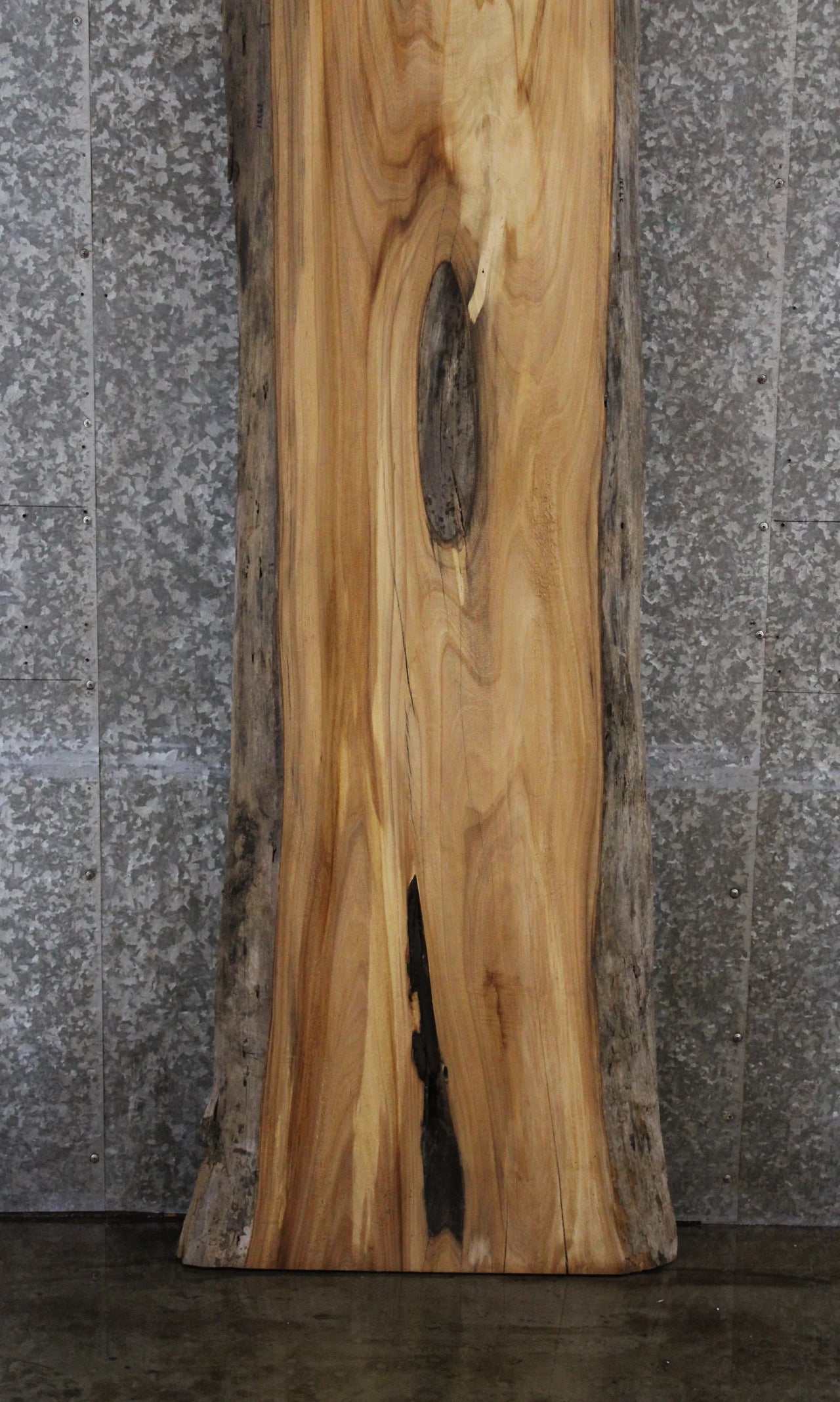 Elm Live Edge Mantel/Console Table Slab, Wood Bench 39331