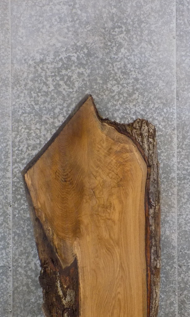Salvaged White Oak Live Edge Office Desk/Table Top Wood Slab 39332