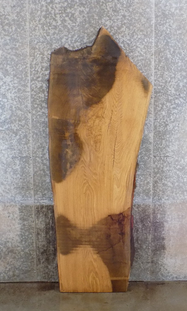 Salvaged White Oak Live Edge Office Desk/Table Top Wood Slab 39332