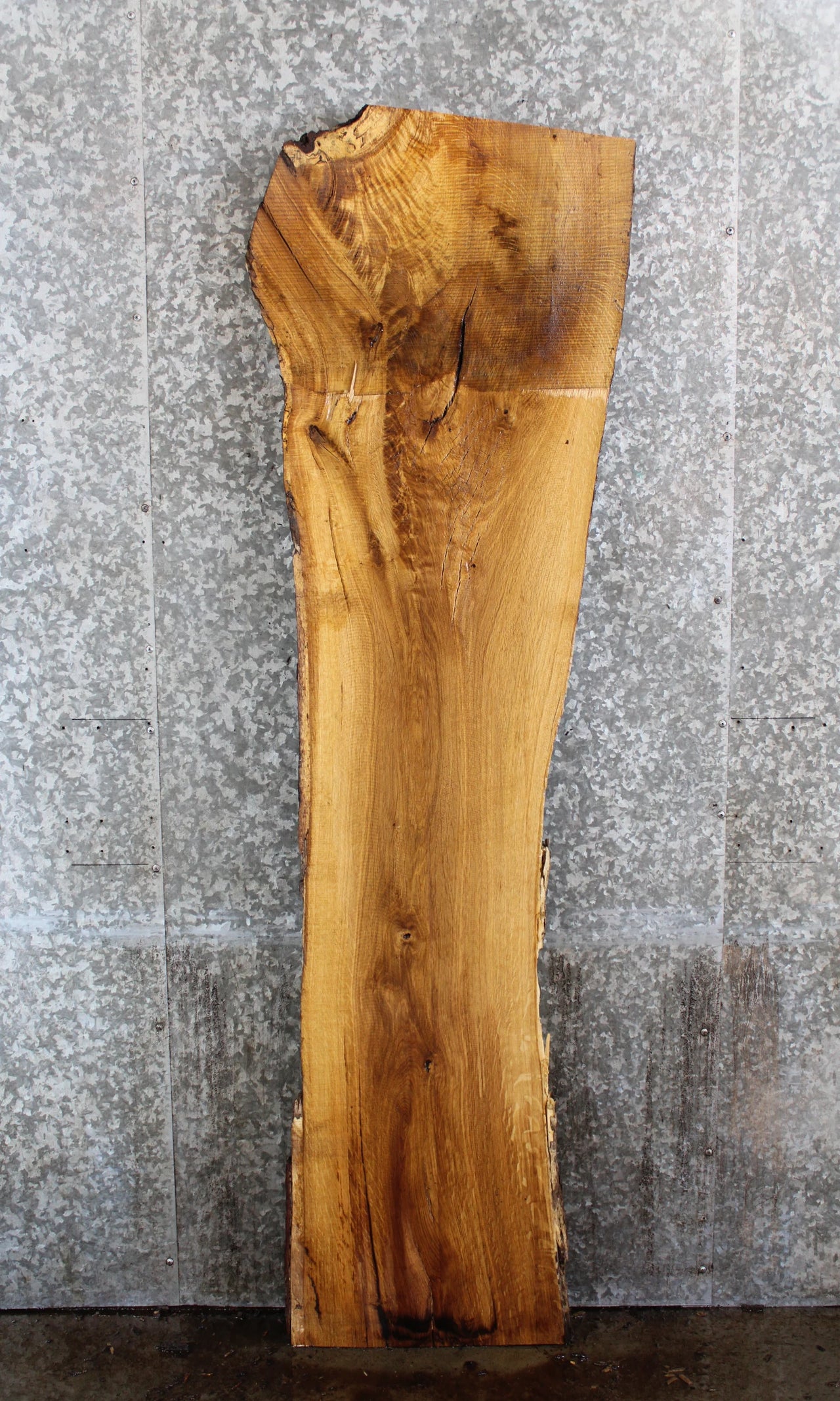 Live Edge White Oak Console Table/Desk Top Slab 39403