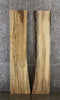 Thumbnail for 2- Hackberry Live Edge Wood Dining Table Top Slab Set 39457-39458