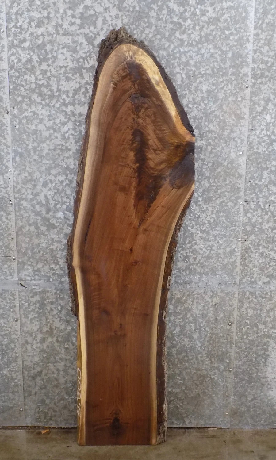 Figured Live Edge Black Walnut Bar Top Slab CLOSEOUT 39470