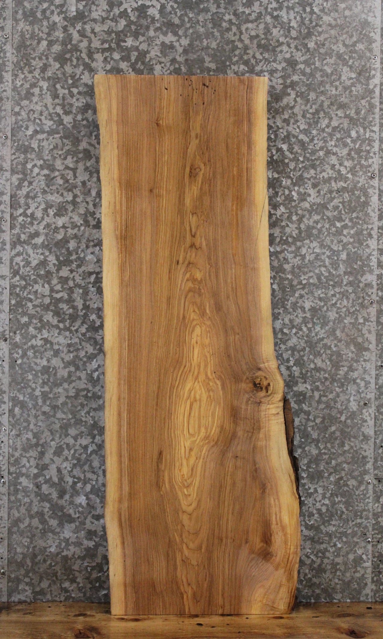 Ash Live Edge Mantel Slab, Wood Bench Slab 40003