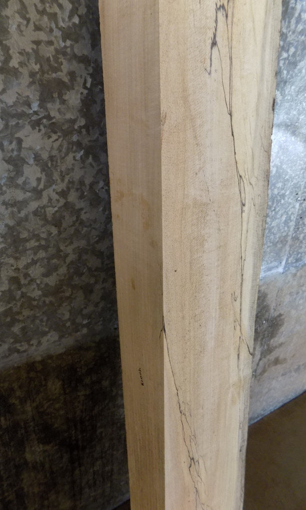 Reclaimed Partial Live Edge Maple Mantel Slab/Lumber Board 40013
