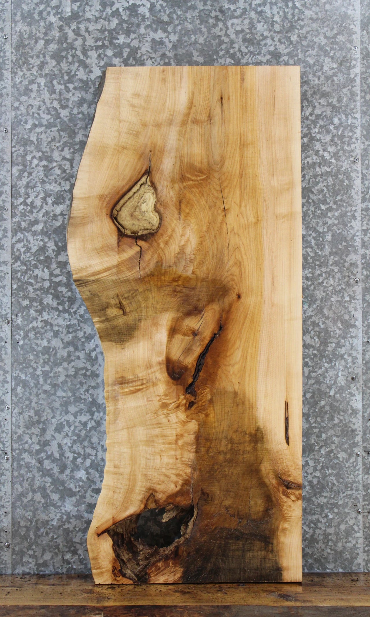 Live Edge Hard Maple Sofa/Console Table Top Slab 40040