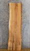 Thumbnail for Reclaimed Natural Edge Bark Ash Sofa/Side Table Top Slab 40054