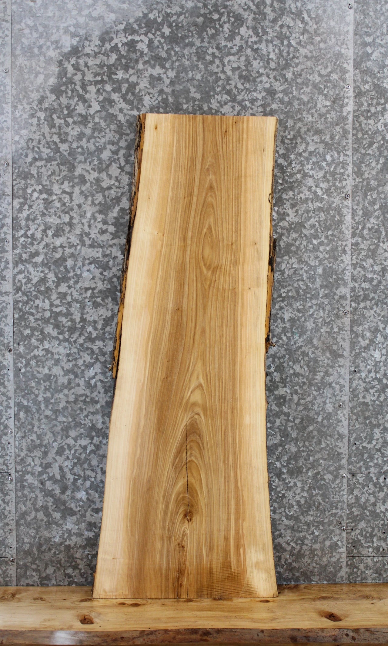 Hardwood Live Edge Ash Bench Top Slab, Countertop 40057