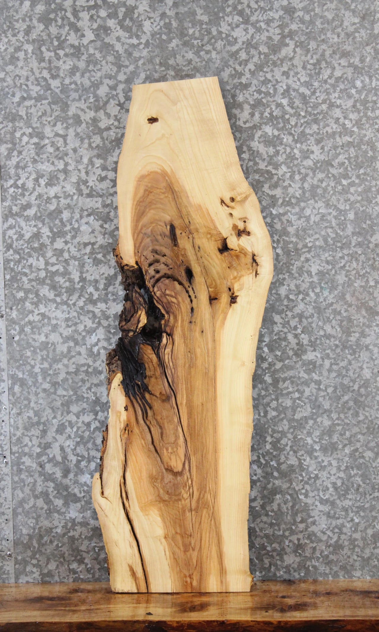 Live Edge Ash Wood Slab 40058