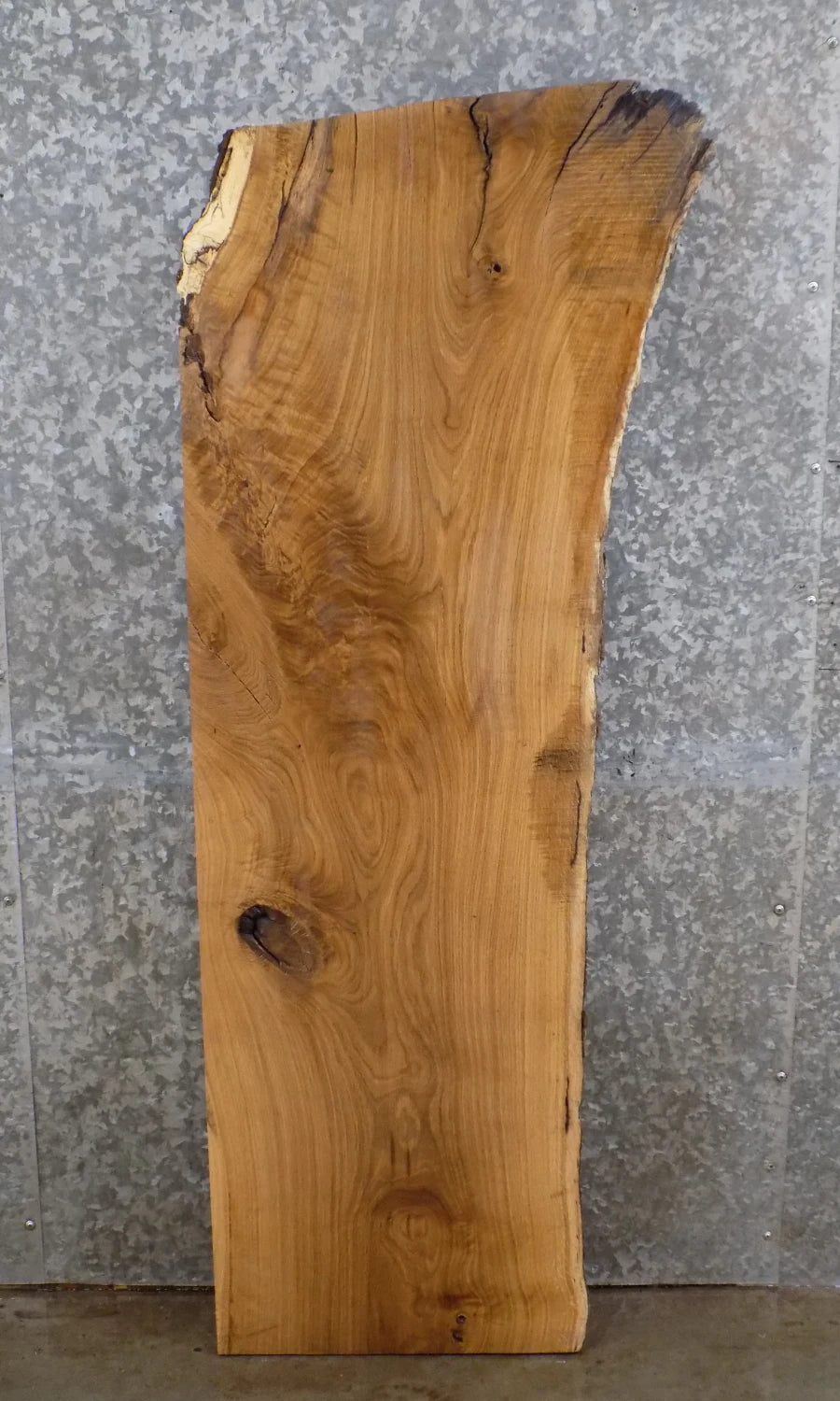 Natural Edge White Oak Vanity Top Wood Slab CLOSEOUT 40073