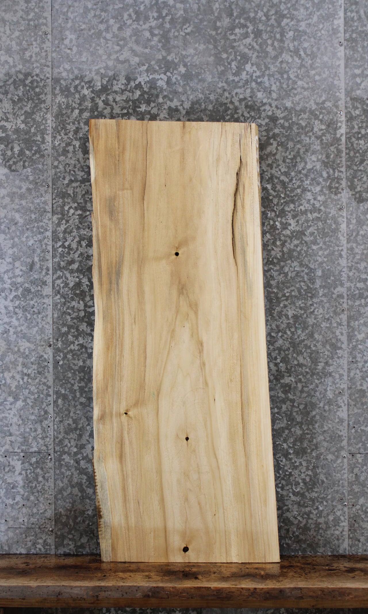 Salvaged Live Edge Maple Console/Office Table Top 40104