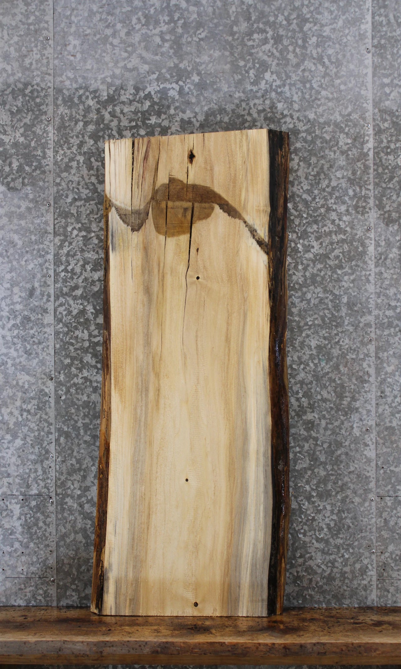 Salvaged Live Edge Maple Console/Office Table Top 40104