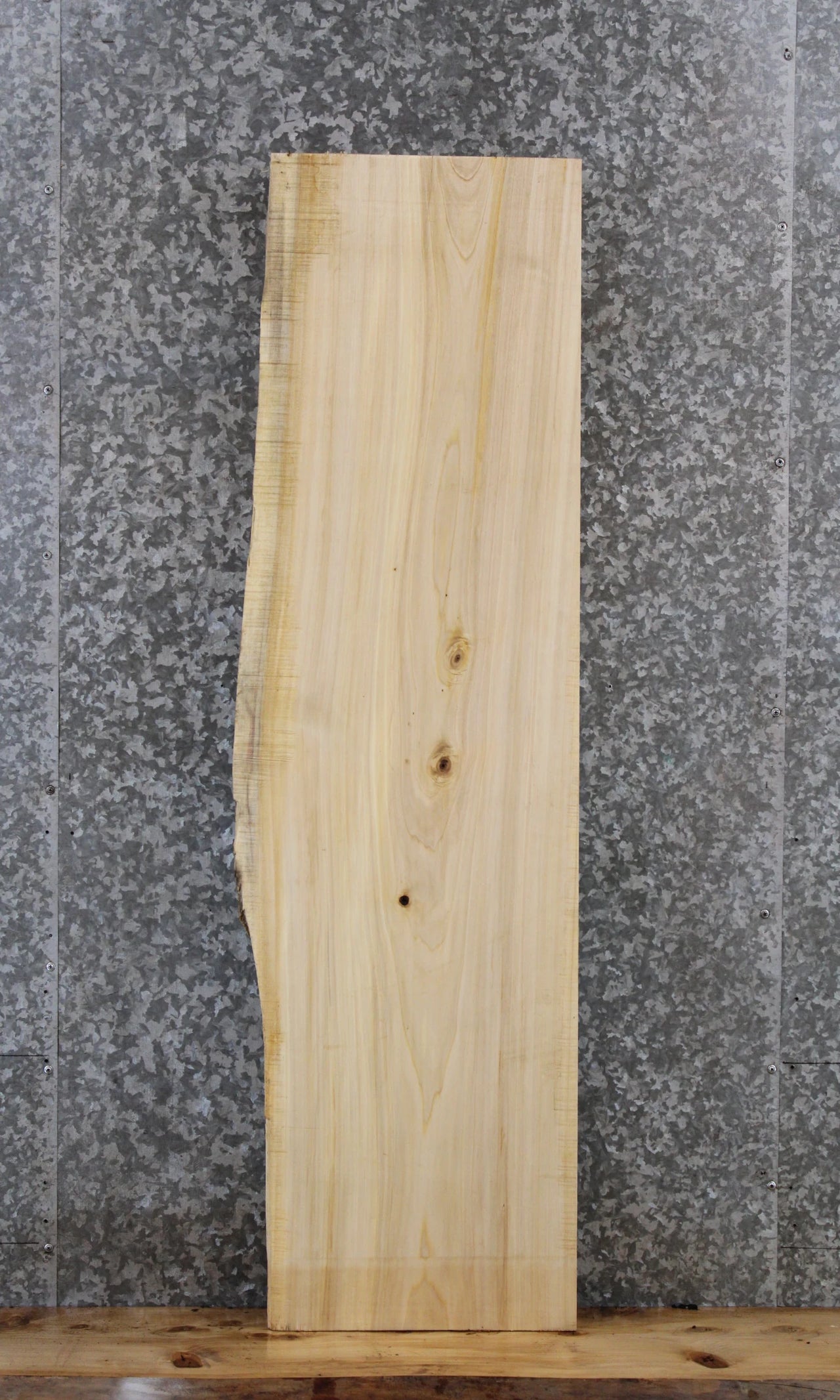 Live Edge Wood Slab, Soft Maple Bench/Shelf Slab 40105