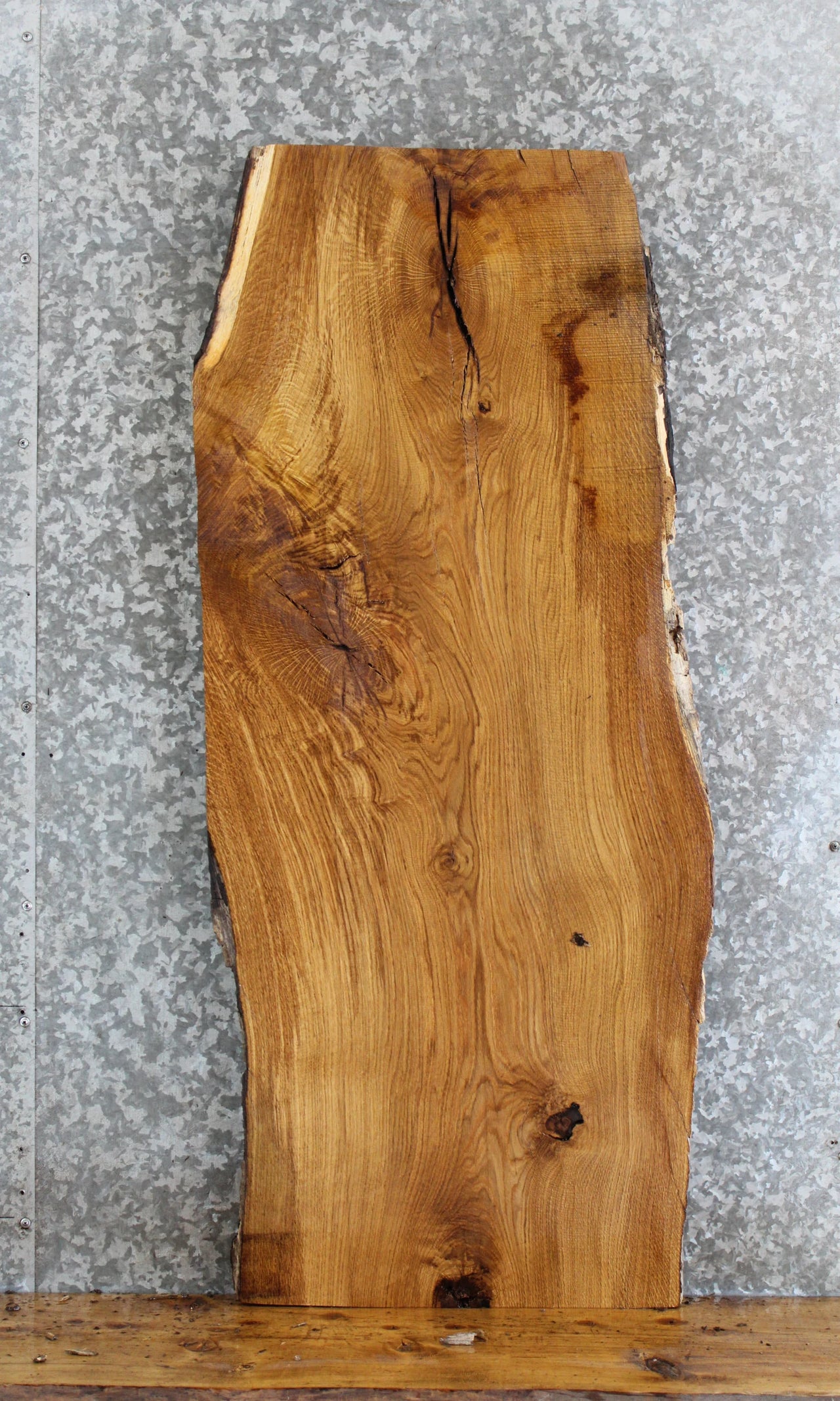 Live Edge White Oak Side/Console Table Top Slab 40109
