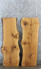 Thumbnail for 2- Rustic White Oak Live Edge River Table/Desk Slabs 40122-40123
