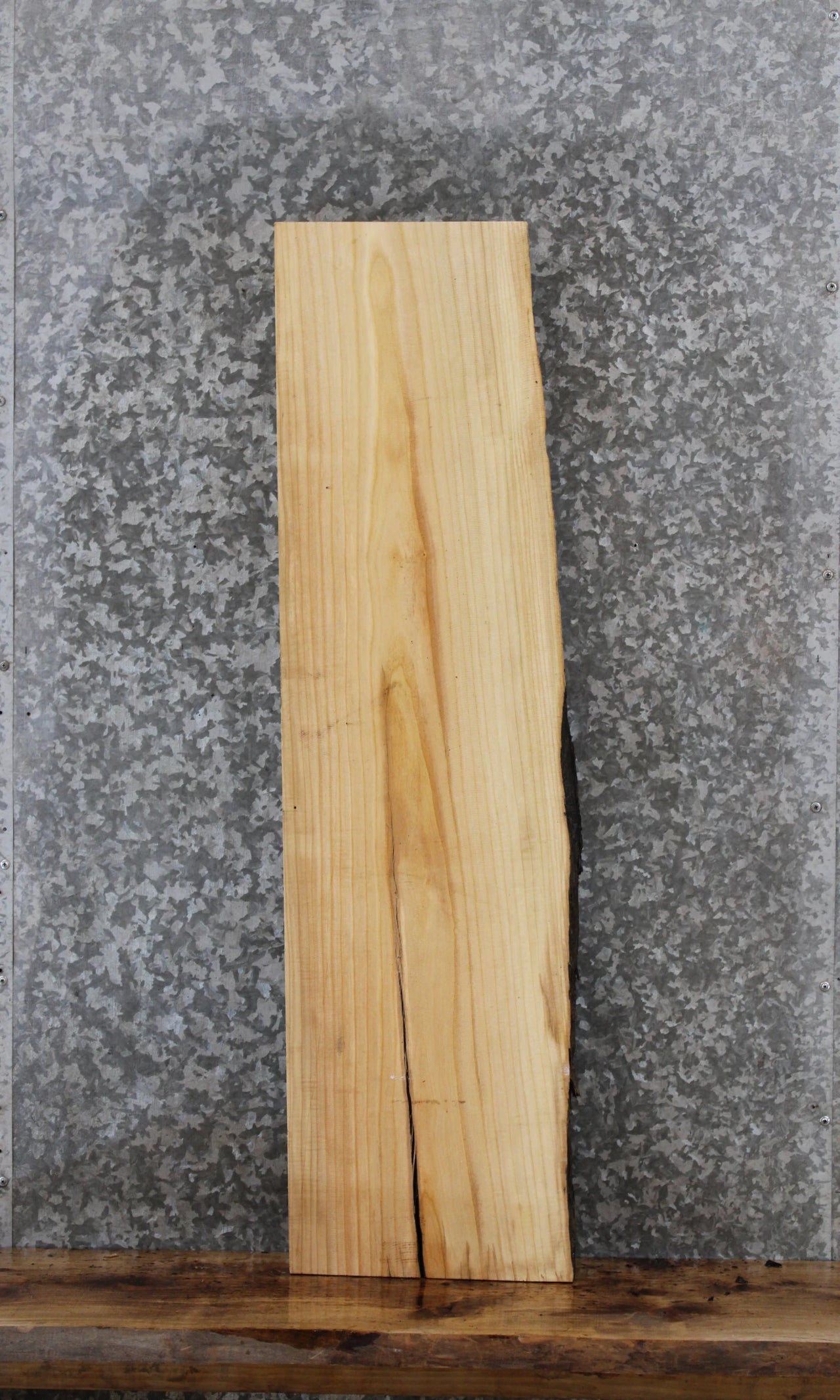 Live Edge Maple Wood Slab, Wall Shelf 40179