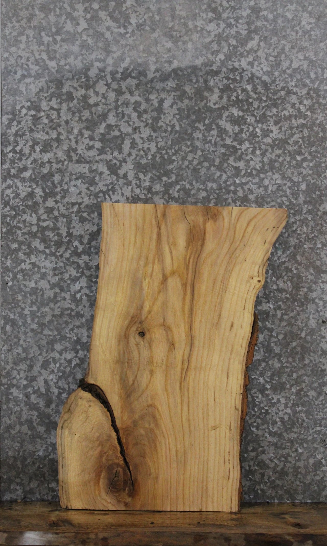Ash Live Edge Charcuterie/End Table Slab 40290