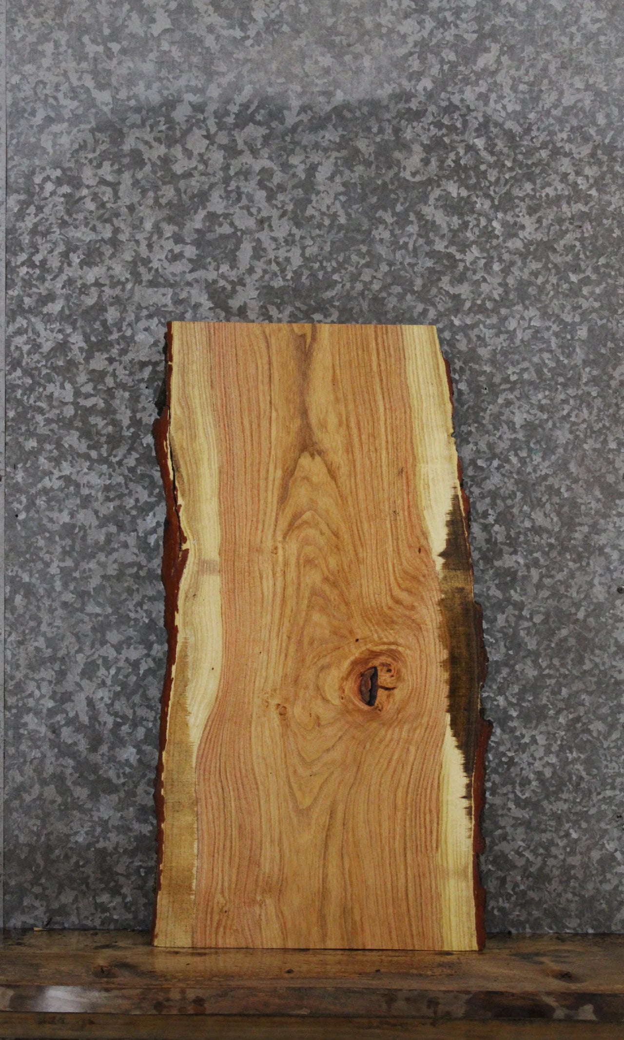 Locust Live Edge End Table Slab 40295