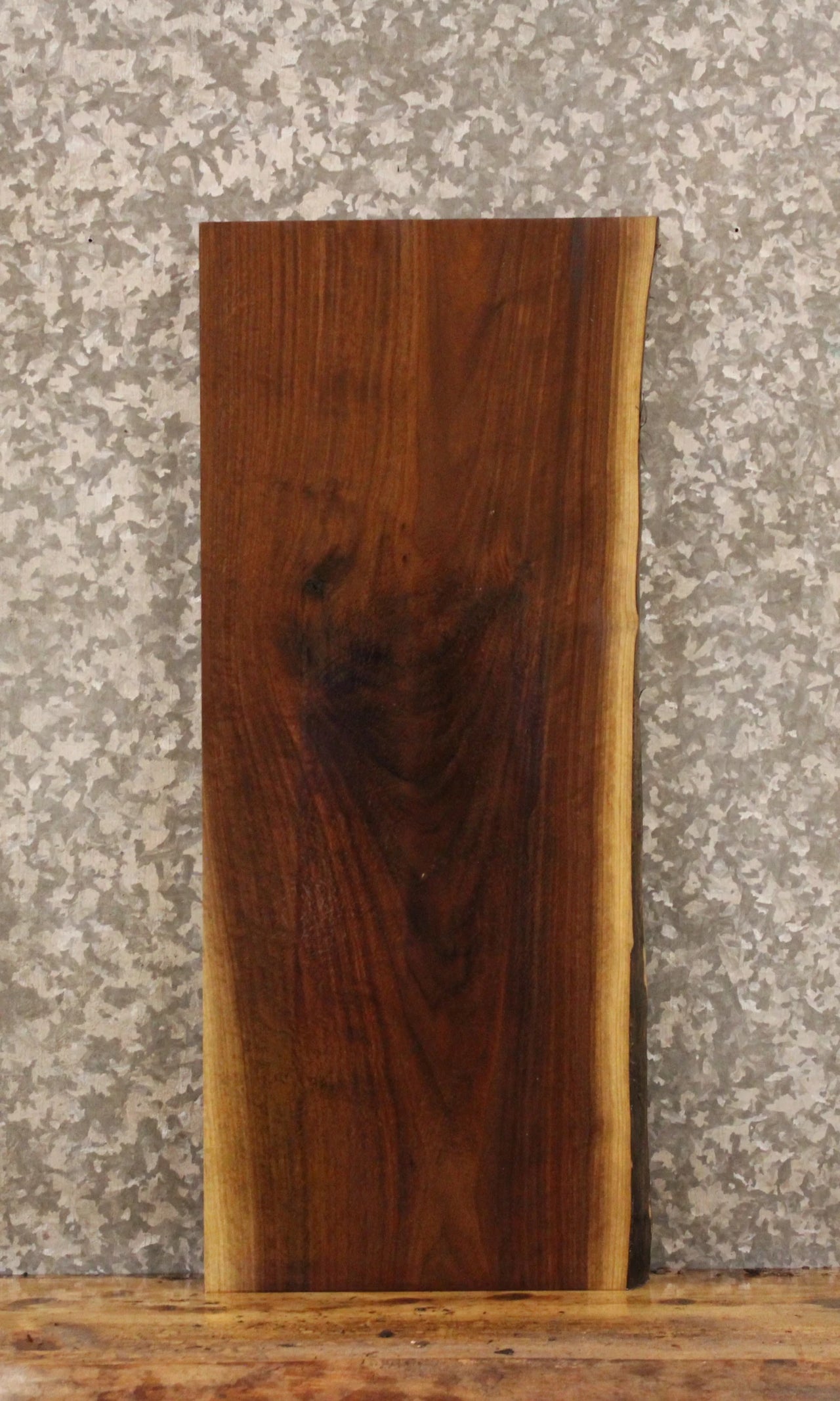 Live Edge Black Walnut End Table Top 40297