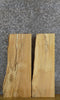 Thumbnail for 2- Reclaimed Partial Live Edge Maple Floating Wall Shelf Slabs 40404-40405