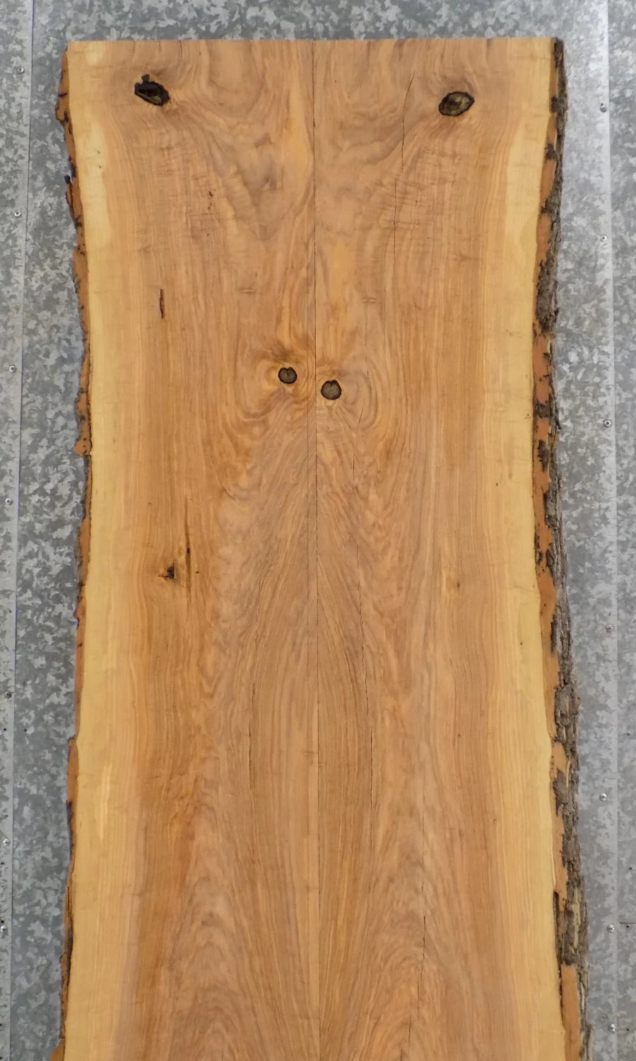 2- Reclaimed Live Edge Ash Bar Top/Table Wood Slabs 40574-40575