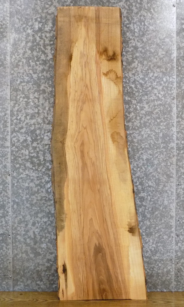 Live Edge Bark Rustic Ash Desk/Reception Table Top Slab 40582