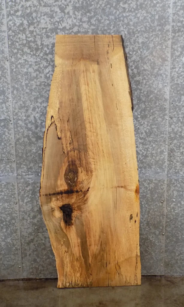 Live Edge Spalted Maple Mantel, Coffee Table Top Slab 40592