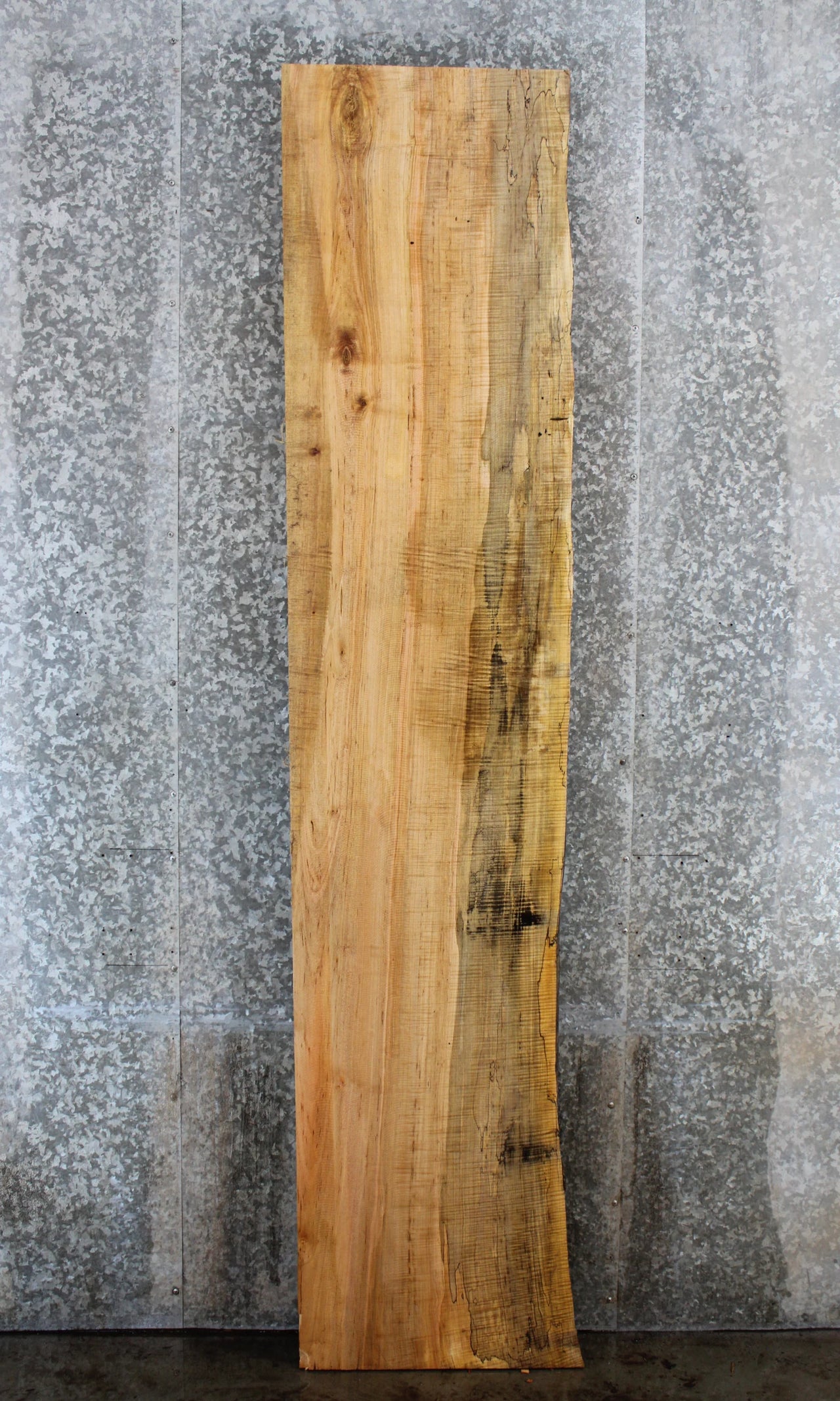 Live Edge Spalted Maple Console Table/Bar Top Slab 801