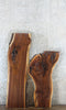 Thumbnail for 2- Figured Black Walnut Live Edge Slabs, Great for Epoxy Projects 40728-40729