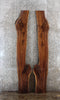 Thumbnail for 2- Walnut Live Edge Book Match River Dining Table Top Slabs 40731-40732