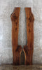 Thumbnail for 2- Walnut Live Edge Book Match River Dining Table Top Slabs 40731-40732