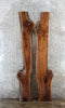 Thumbnail for 2- Walnut Live Edge Book Match River Dining Table Top Slabs 40731-40732
