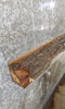 Thumbnail for Partial Live Edge Salvaged Red Oak Mantel Wood Slab CLOSEOUT 40734